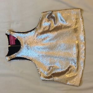 Heidi Merrick Alga sequin top